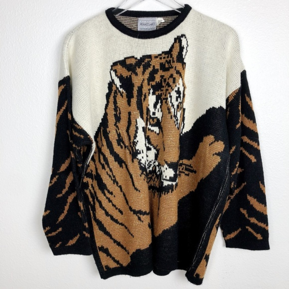 vintage tiger sweater